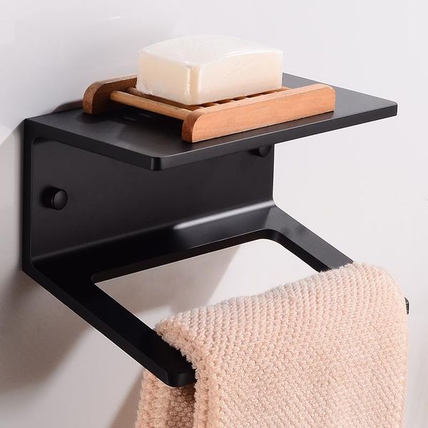 matte black ring towel holder with shelf aluminum rack hanging wall mounted creative bar bathroom accessories rings
matte black ring towel holder with shelf aluminum rack hanging wall mounted creative bar bathroom accessories rings