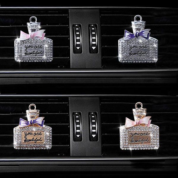 inlay drill bowknot perfume bottle air conditioning outlet car interior freshener
inlay drill bowknot perfume bottle air conditioning outlet car interior freshener