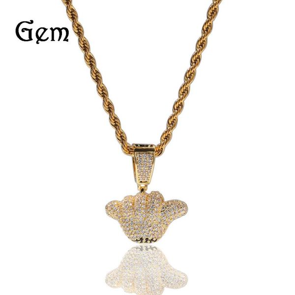 pendant necklaces hip hop gold plated necklace, Silver
pendant necklaces hip hop gold plated necklace, Silver