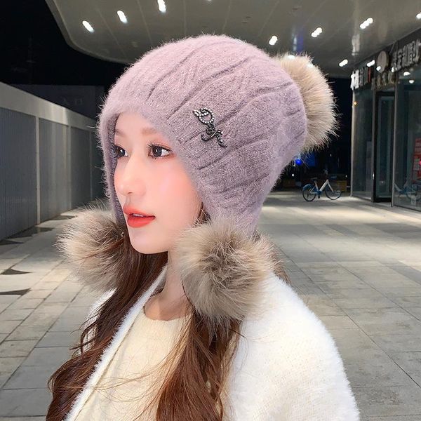 beanie/skull caps fur hats women winter fashion beanies sweet cute hedging cap velvet wool hat student hair ball female warm knit, Blue;gray
beanie/skull caps fur hats women winter fashion beanies sweet cute hedging cap velvet wool hat student hair ball female warm knit, Blue;gray