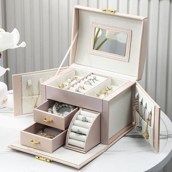storage boxes & bins large jewelry box organizer girls pu leather drawer jewellery earrings ring necklace case casket
storage boxes & bins large jewelry box organizer girls pu leather drawer jewellery earrings ring necklace case casket