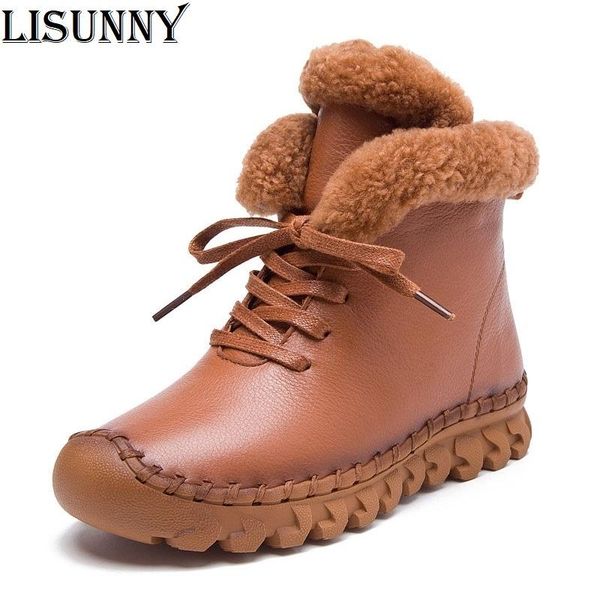boots women shoes winter female plus velvet genuine leather snow platform thermal cotton-padded flat ankle, Black
boots women shoes winter female plus velvet genuine leather snow platform thermal cotton-padded flat ankle, Black