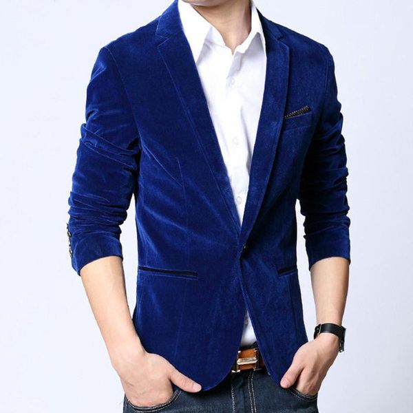 men's suits & blazers mens 2021 slim fit cotton velvet male jacket spring and autumn black blue notch lapel casual coat, White;black
men's suits & blazers mens 2021 slim fit cotton velvet male jacket spring and autumn black blue notch lapel casual coat, White;black