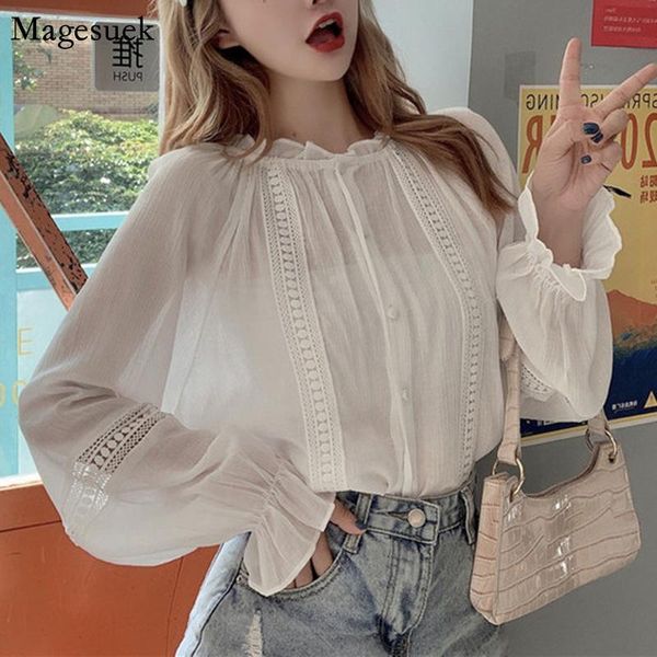 women's blouses & shirts autumn vintage plus size white blouse women 2021 fashion o-neck cardigan long sleeve shirt casual loose 11336
women's blouses & shirts autumn vintage plus size white blouse women 2021 fashion o-neck cardigan long sleeve shirt casual loose 11336