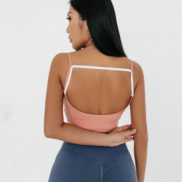 yoga outfit gorgeous contrasting color workout gym bras crop women spaghetti straps padded athletic sport vest anti-sweat fitness
yoga outfit gorgeous contrasting color workout gym bras crop women spaghetti straps padded athletic sport vest anti-sweat fitness
