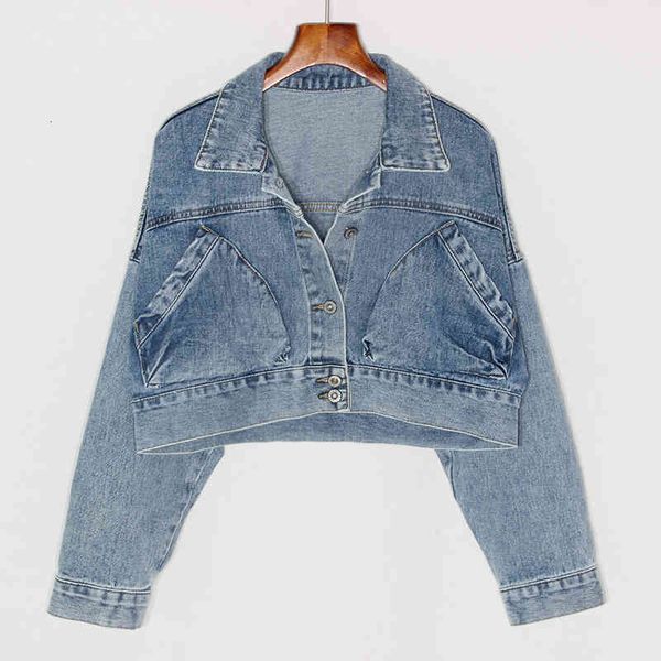 jacket vintage big pocket denim women spring autumn oversized loose short jeans jacket coat female casual student chic outerwear, Black;brown
jacket vintage big pocket denim women spring autumn oversized loose short jeans jacket coat female casual student chic outerwear, Black;brown