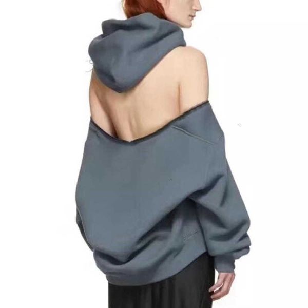 fashion fleece hoodies open back two wear women's sweater 2021 spring zipper hooded solid color versatile loose blouse, Black
fashion fleece hoodies open back two wear women's sweater 2021 spring zipper hooded solid color versatile loose blouse, Black