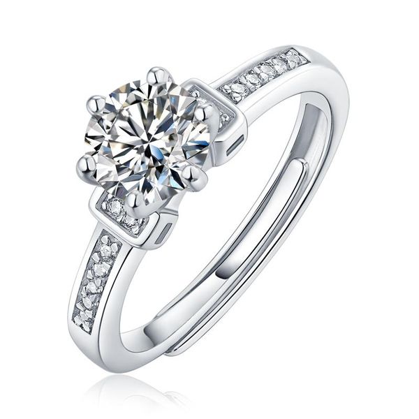 cluster rings est style ring 925 sterling silver fine jewelry moissanite wedding and engagement adjustable finger women for party, Golden;silver
cluster rings est style ring 925 sterling silver fine jewelry moissanite wedding and engagement adjustable finger women for party, Golden;silver