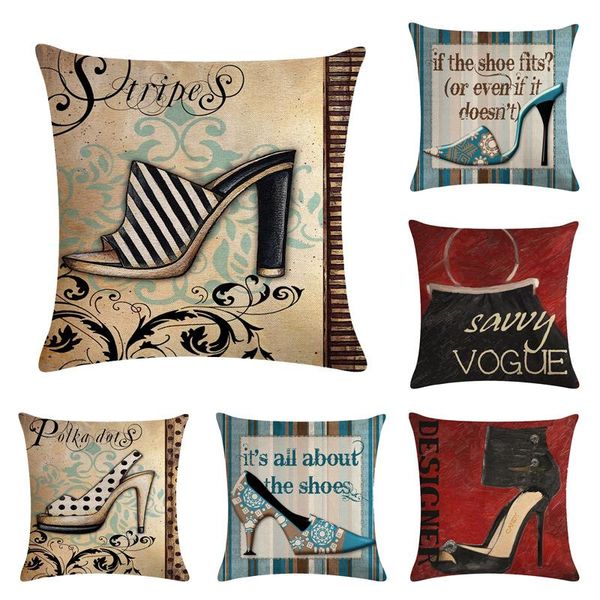 cushion/decorative pillow high-heeled shoes decorative cushion cover cotton linen square throw 45x45cm case home office car sofa decor
cushion/decorative pillow high-heeled shoes decorative cushion cover cotton linen square throw 45x45cm case home office car sofa decor