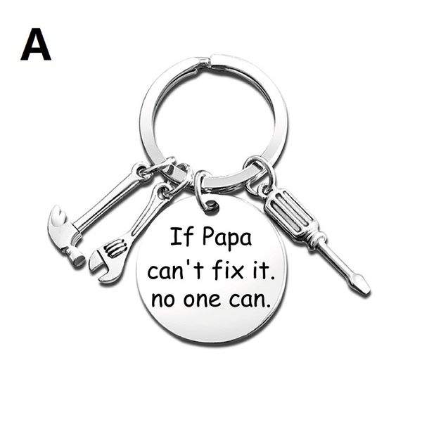 father's day jewelry gift dad tools hammer screwdriver wrench metal key-ring creative key chain hanging bag decoration, Red;brown
father's day jewelry gift dad tools hammer screwdriver wrench metal key-ring creative key chain hanging bag decoration, Red;brown