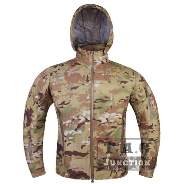 tactical ultra lightweight coat soft shell windproof jacket emersongear breathable army hunting w/ concealed hood sets, Camo
tactical ultra lightweight coat soft shell windproof jacket emersongear breathable army hunting w/ concealed hood sets, Camo