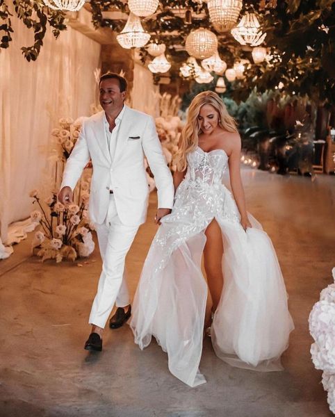 men's suits & blazers (jacket+pants) tailor-made white male suit set 2 piece grooms beach wedding party outfit for man 2021 jscket coat, White;black
men's suits & blazers (jacket+pants) tailor-made white male suit set 2 piece grooms beach wedding party outfit for man 2021 jscket coat, White;black