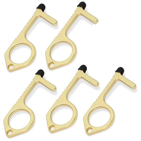 no press door opener pressless keychain tool with stylus-function for surfaces, pressscreens, handles, buttons(5 packs) storage boxes & bins
no press door opener pressless keychain tool with stylus-function for surfaces, pressscreens, handles, buttons(5 packs) storage boxes & bins