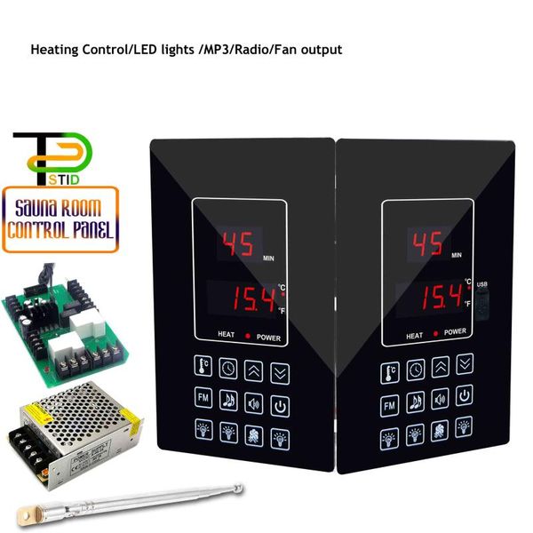 smart home control 4.5kw infrared sauna heater panel controller for temperature, light, fan,mp3, fm
smart home control 4.5kw infrared sauna heater panel controller for temperature, light, fan,mp3, fm