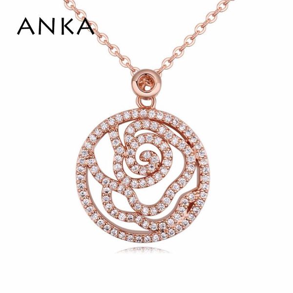 pendant necklaces anka fashion rose flower necklace for women office lady jewelry with grade cubic zircon round gift #120856, Silver
pendant necklaces anka fashion rose flower necklace for women office lady jewelry with grade cubic zircon round gift #120856, Silver