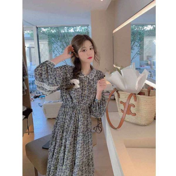 french floral dress women's 2021 spring new gentle temperament chiffon dress can be sweet or salt medium length skirt, Black;gray
french floral dress women's 2021 spring new gentle temperament chiffon dress can be sweet or salt medium length skirt, Black;gray