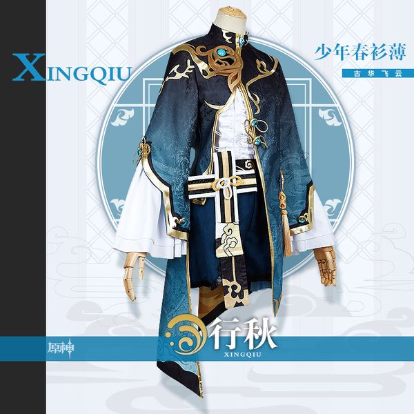xingqiu cosplay costume game genshin impact liyue port feiyun chamber of commerce women/man chinese style uniform full set, Black
xingqiu cosplay costume game genshin impact liyue port feiyun chamber of commerce women/man chinese style uniform full set, Black