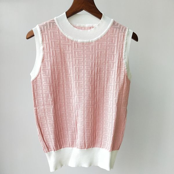 59% off factory outlet store summer round neck sleeveless labyrinth jacquard knitted vest for women, White;black
59% off factory outlet store summer round neck sleeveless labyrinth jacquard knitted vest for women, White;black