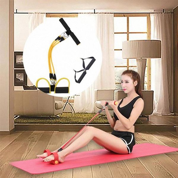 3 tubes strong fitness yoga resistance bands latex pedal exerciser sit- up pedal rally chest expander j0yh#
3 tubes strong fitness yoga resistance bands latex pedal exerciser sit- up pedal rally chest expander j0yh#