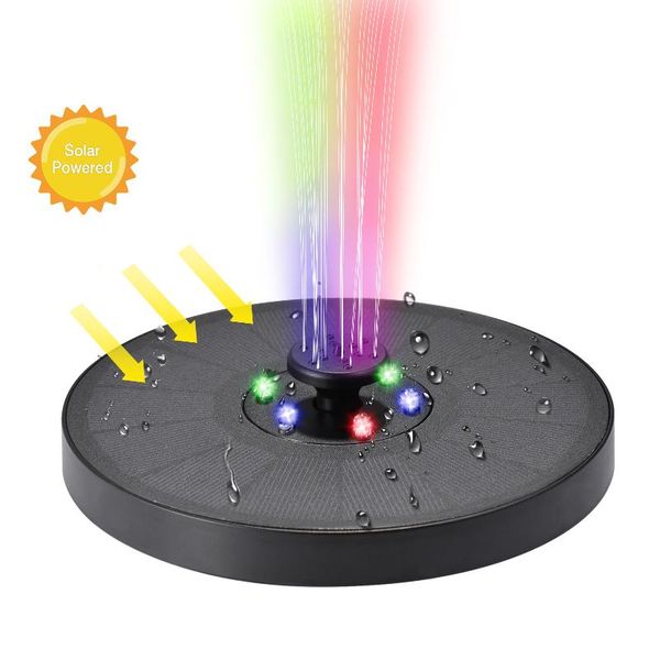 water fountain pond garden solar powered floating colorful led lights swimming pools decor with 7 nozzles decorations
water fountain pond garden solar powered floating colorful led lights swimming pools decor with 7 nozzles decorations