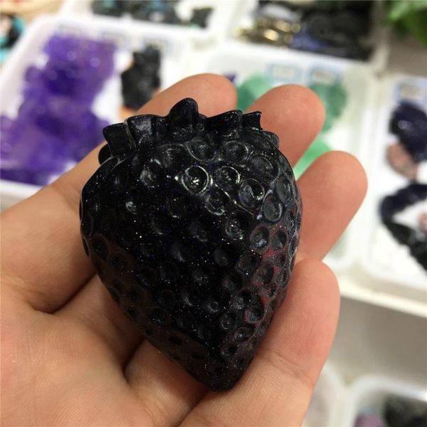 decorative objects & figurines 1pcs lovely natural blue sandstone crystal hand-carved crafts plants small strawberry christmas gifts
decorative objects & figurines 1pcs lovely natural blue sandstone crystal hand-carved crafts plants small strawberry christmas gifts