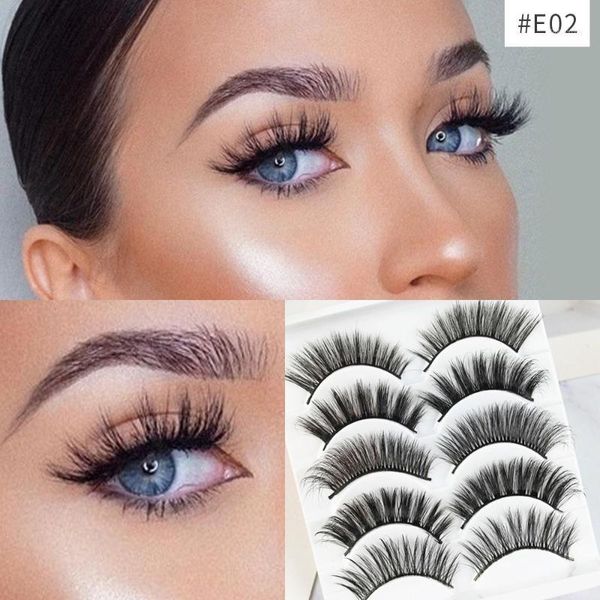 -5 pairs 3d faux mink lashes natural thick long false eyelashes dramatic volume fake makeup eyelash extension beauty1
-5 pairs 3d faux mink lashes natural thick long false eyelashes dramatic volume fake makeup eyelash extension beauty1