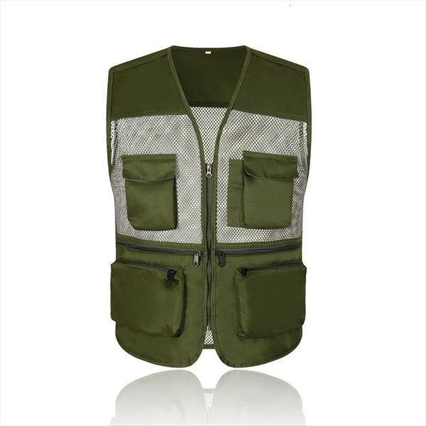 green work utility vest fishing tool pgraphy multi pockets outdoors travel journalists jacket, White;black
green work utility vest fishing tool pgraphy multi pockets outdoors travel journalists jacket, White;black