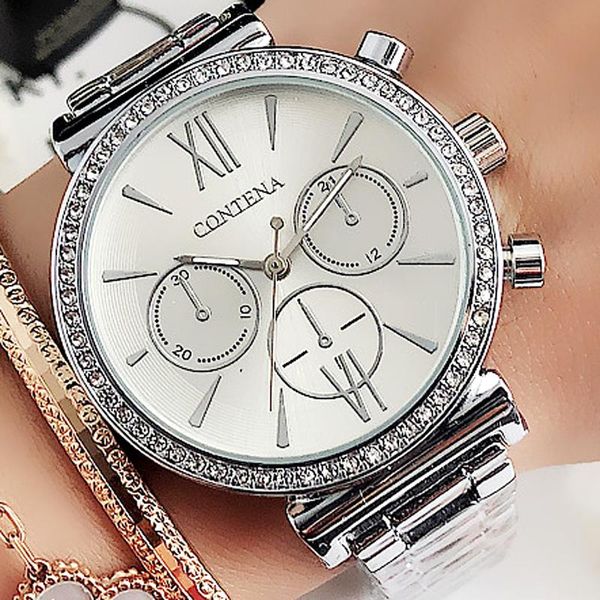 wristwatches montre femme 2021 silver womens watches women famous luxury stainless steel ladies watch quartz wristwatch for, Slivery;brown
wristwatches montre femme 2021 silver womens watches women famous luxury stainless steel ladies watch quartz wristwatch for, Slivery;brown