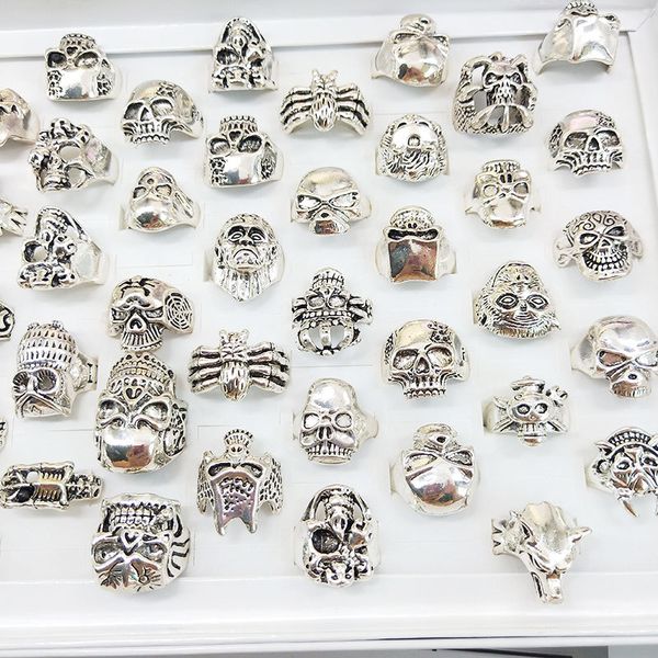 gothic punk skeleton skull ring for women men cool vintage fashion rings silver color biker rock roll jewelry, Golden;silver
gothic punk skeleton skull ring for women men cool vintage fashion rings silver color biker rock roll jewelry, Golden;silver