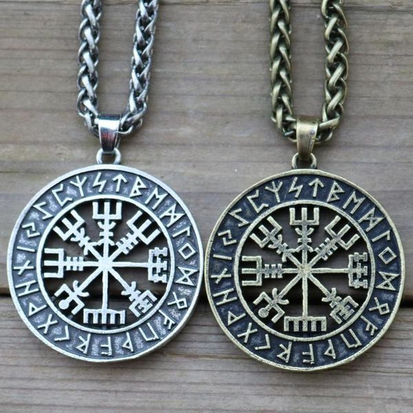 pendant necklaces viking odin symbol rune amulet in runic circle compass vegvisir fashion necklace, Silver
pendant necklaces viking odin symbol rune amulet in runic circle compass vegvisir fashion necklace, Silver
