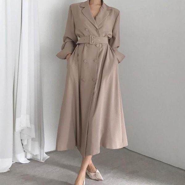 women's trench coats spring autumn women jacket fashion long oversize cotton linen outwear dresses loose coat female windbreaker, Tan;black
women's trench coats spring autumn women jacket fashion long oversize cotton linen outwear dresses loose coat female windbreaker, Tan;black