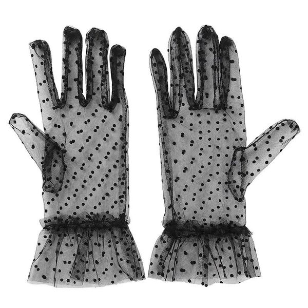 five fingers gloves lace transpare thin ruffle tulle full finger sunscreen mittens summer female mesh dot uv non-slip cycling driving g, Blue;gray
five fingers gloves lace transpare thin ruffle tulle full finger sunscreen mittens summer female mesh dot uv non-slip cycling driving g, Blue;gray