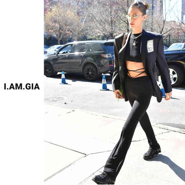 women's pants & capris iamgia bella same black paragraph thin stretch leggings straight pants waist detail ypae, Black;white
women's pants & capris iamgia bella same black paragraph thin stretch leggings straight pants waist detail ypae, Black;white