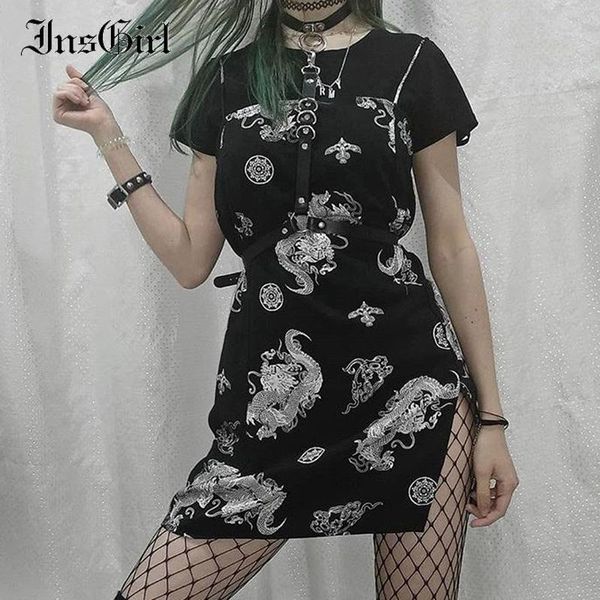 casual dresses insgirl vintage dark dragon print dress women street gothic punk high waist strapless slim y2k split black female, Black;gray
casual dresses insgirl vintage dark dragon print dress women street gothic punk high waist strapless slim y2k split black female, Black;gray