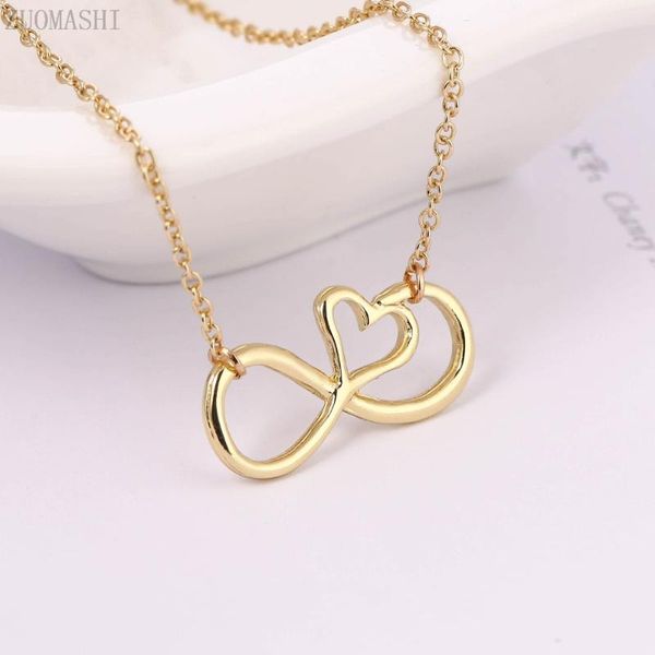 pendant necklaces tiny lucky number eight with heart long chain choker clavicle necklace for women lover wedding gift, Silver
pendant necklaces tiny lucky number eight with heart long chain choker clavicle necklace for women lover wedding gift, Silver