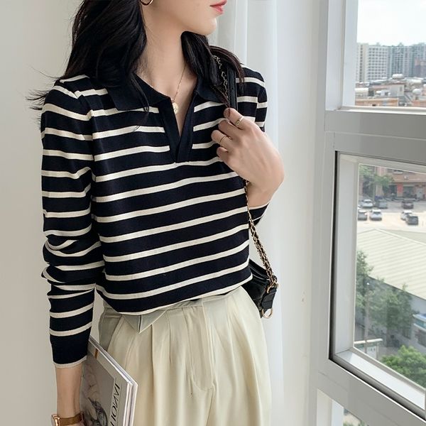 women's jackets camisa de algodão tamanho gran listrado camisa manga longa feminina camiseta lapela solta t outono moda mulher tshirts, Black;brown
women's jackets camisa de algodão tamanho gran listrado camisa manga longa feminina camiseta lapela solta t outono moda mulher tshirts, Black;brown