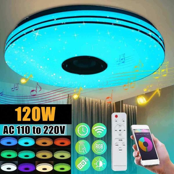 ceiling lights 110v wifi led app bluetooth remote control rgb light with music speaker home lighting decors lamp
ceiling lights 110v wifi led app bluetooth remote control rgb light with music speaker home lighting decors lamp