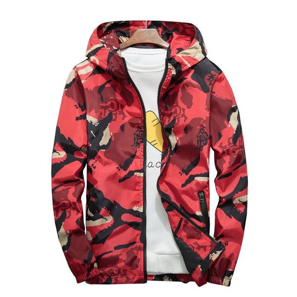 running jackets autumn couple thin student sports class clothes camouflage men hooded fashion print windbreakers, Black;red
running jackets autumn couple thin student sports class clothes camouflage men hooded fashion print windbreakers, Black;red