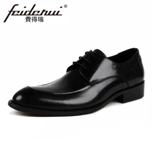 dress shoes style genuine leather formal handmade men's office footwear round toe lace-up derby man wedding party ymx202, Black
dress shoes style genuine leather formal handmade men's office footwear round toe lace-up derby man wedding party ymx202, Black