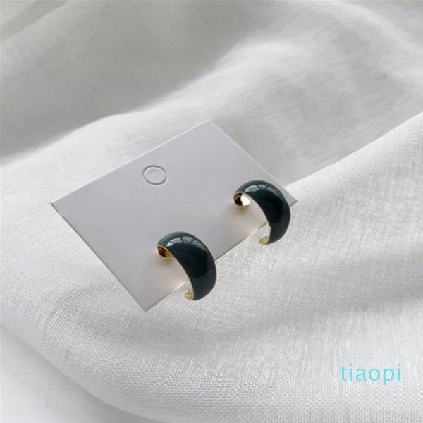 s925 silver needle stud korean version of simple temperament haze blue earrings c-shaped earring color dripping-earrings, Golden;silver
s925 silver needle stud korean version of simple temperament haze blue earrings c-shaped earring color dripping-earrings, Golden;silver