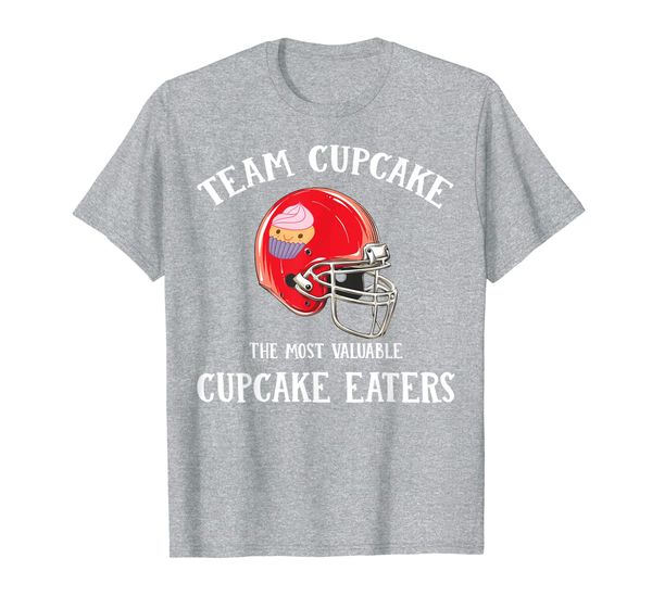 funny the most valuable cupcake eaters football gift t-shirt, White;black
funny the most valuable cupcake eaters football gift t-shirt, White;black