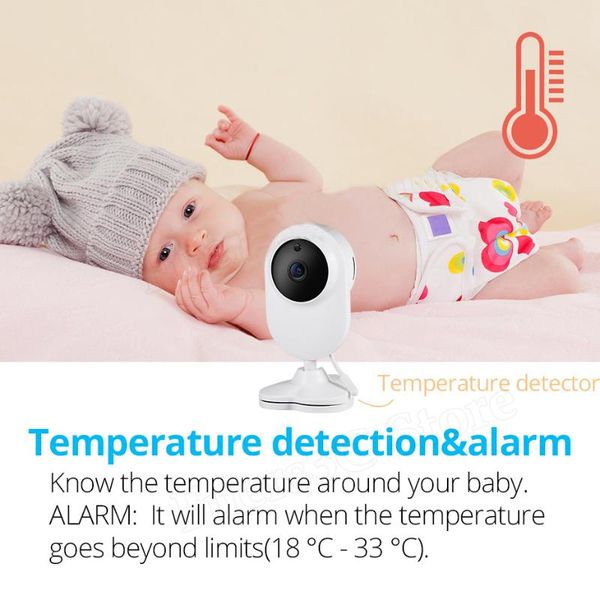 cameras display temperature play lullaby tuya smartlife app 1080p indoor mini ip camera wifi security cctv baby
cameras display temperature play lullaby tuya smartlife app 1080p indoor mini ip camera wifi security cctv baby