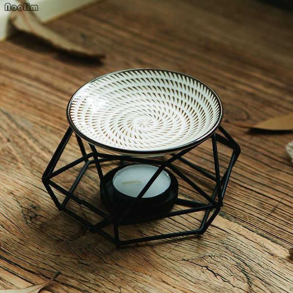 fragrance lamps nordic style iron ceramic essential oil holder candle furnace lamp aroma burner romantic home decor
fragrance lamps nordic style iron ceramic essential oil holder candle furnace lamp aroma burner romantic home decor