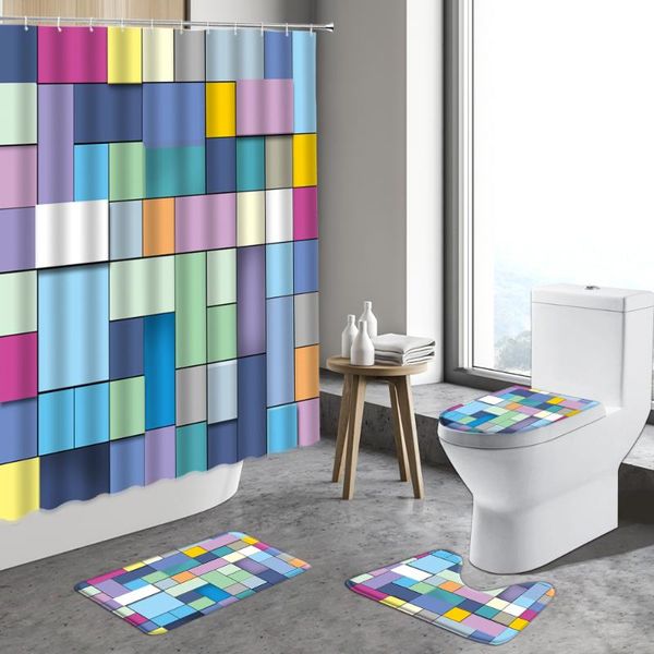 shower curtains retro geometric abstract lattice curtain mondrian style modern art decor bathroom indoor mat non-slip rugs bath mats
shower curtains retro geometric abstract lattice curtain mondrian style modern art decor bathroom indoor mat non-slip rugs bath mats