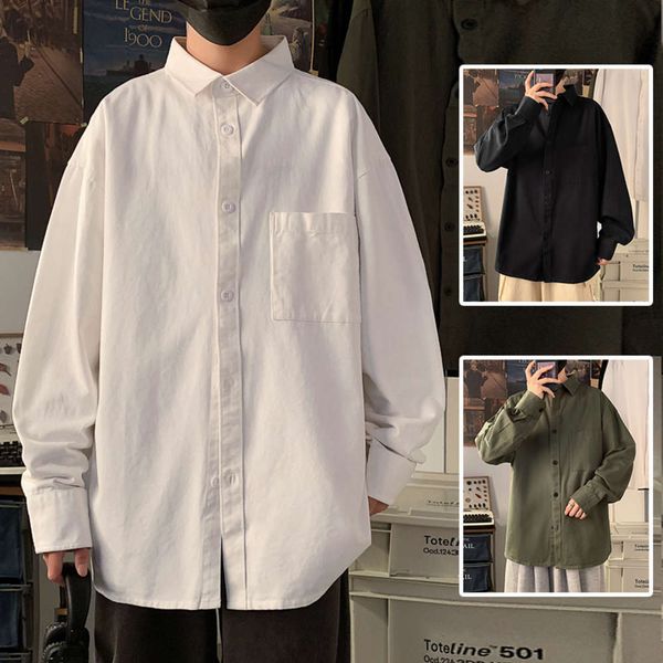 men's casual shirts shirt long sleeve fashion high street with a sense of design r821 85pk, White;black
men's casual shirts shirt long sleeve fashion high street with a sense of design r821 85pk, White;black