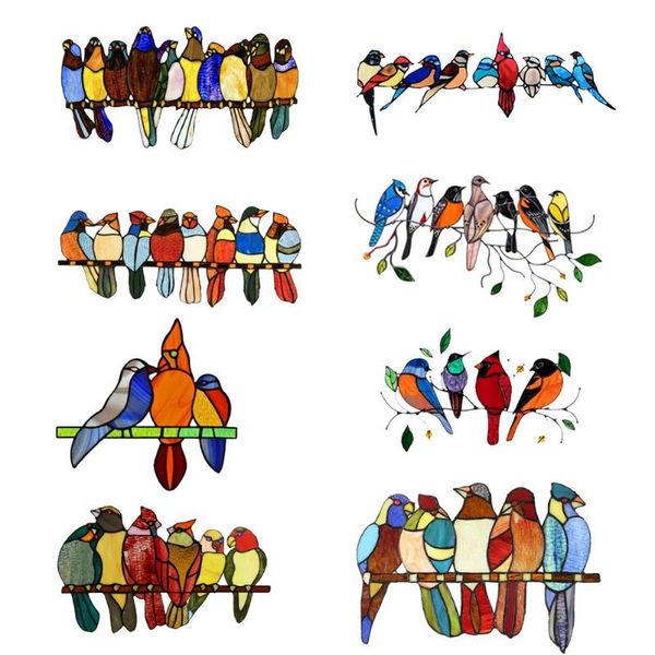 wall stickers 8pcs bird indoor car home decoration sticker painted glasswindow wallpaper multicolor stain glass window hanging
wall stickers 8pcs bird indoor car home decoration sticker painted glasswindow wallpaper multicolor stain glass window hanging