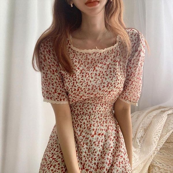 sweet summer dress lace floral women tank square collar elegant vintage high waist long dresses vestidos 14391, White
sweet summer dress lace floral women tank square collar elegant vintage high waist long dresses vestidos 14391, White
