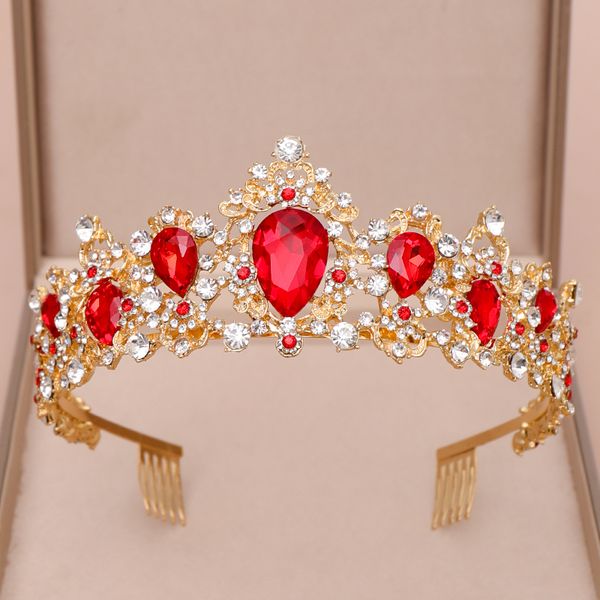 ailibride tiara queen crown bridal hair jewelry red crystal rhinestone tiaras and crowns for bridal wedding hair accessoriesdio chan contact, Golden;white
ailibride tiara queen crown bridal hair jewelry red crystal rhinestone tiaras and crowns for bridal wedding hair accessoriesdio chan contact, Golden;white