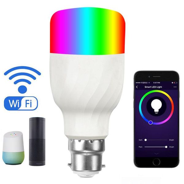 bulbs b22 11w wifi voice contro smart led bulb magic rgb wireless light compatible alexa google colorful lampada lamp dropship
bulbs b22 11w wifi voice contro smart led bulb magic rgb wireless light compatible alexa google colorful lampada lamp dropship