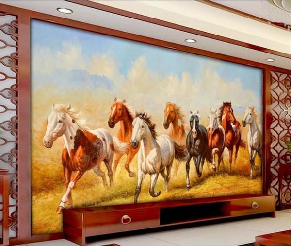 wallpapers custom horse wallpaper 3d, for the living room bedroom tv background wall waterproof silk cloth papel de parede
wallpapers custom horse wallpaper 3d, for the living room bedroom tv background wall waterproof silk cloth papel de parede